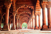 Diwan-i-Am at the Red Fort in Delhi, India