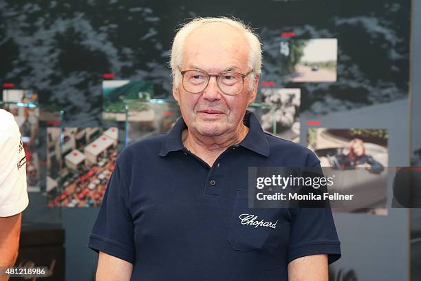 Karl Scheufele, president of Chopard, attends the Chopard brunch during the Ennstal Classic 2015 on July 18, 2015 in Groebming, Austria.