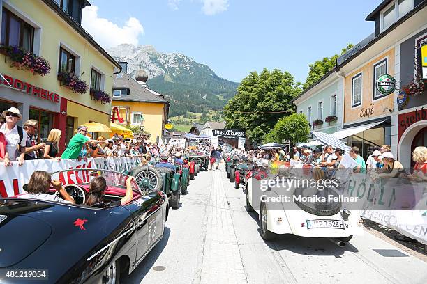 General view at the Ennstal Classic 2015 on July 18, 2015 in Groebming, Austria.