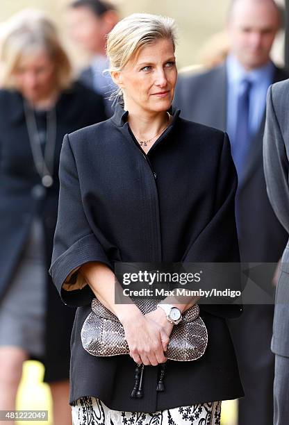 Sophie, Countess of Wessex attends the opening of the 'Childhood at Osborne' project at The Swiss Cottage, Osborne House during a day of engagements...