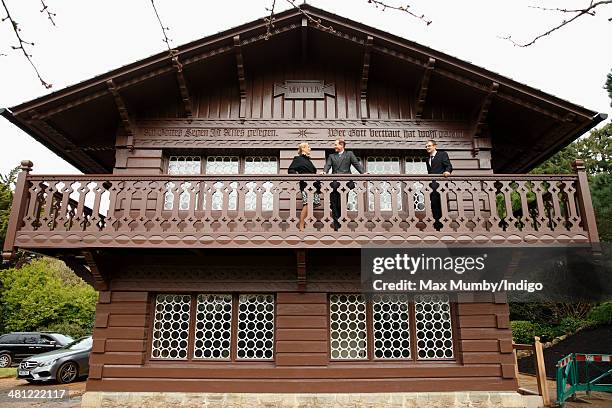 Sophie, Countess of Wessex and Prince Edward, Earl of Wessex attend the opening of the 'Childhood at Osborne' project at The Swiss Cottage, Osborne...