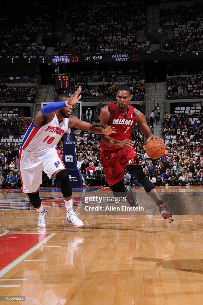 Miami Heat v Detroit Pistons