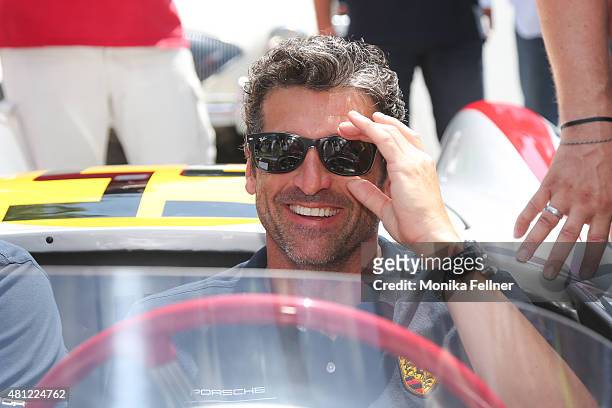 Patrick Dempsey participates at the Ennstal Classic 2015 on July 18, 2015 in Groebming, Austria.