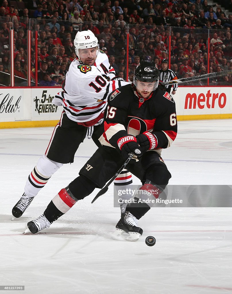 Chicago Blackhawks v Ottawa Senators