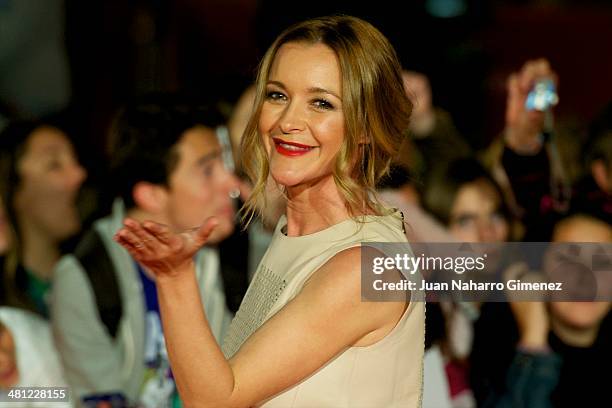 Maria Estevez attends 'La Vida Inesperada' premiere during the 17th Malaga Film Festival 2014 at Teatro Cervantes on March 28, 2014 in Malaga, Spain.