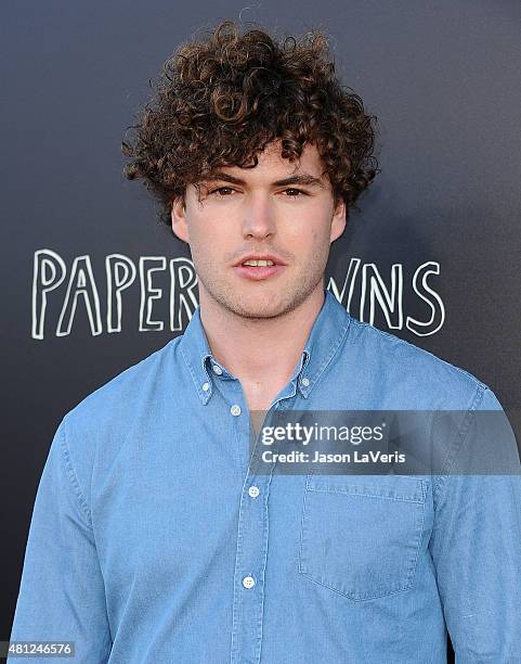 Singer Vance Joy attends the "Paper Towns" Q&A and live concert at YouTube Space LA on July 17, 2015 in Los Angeles, California.