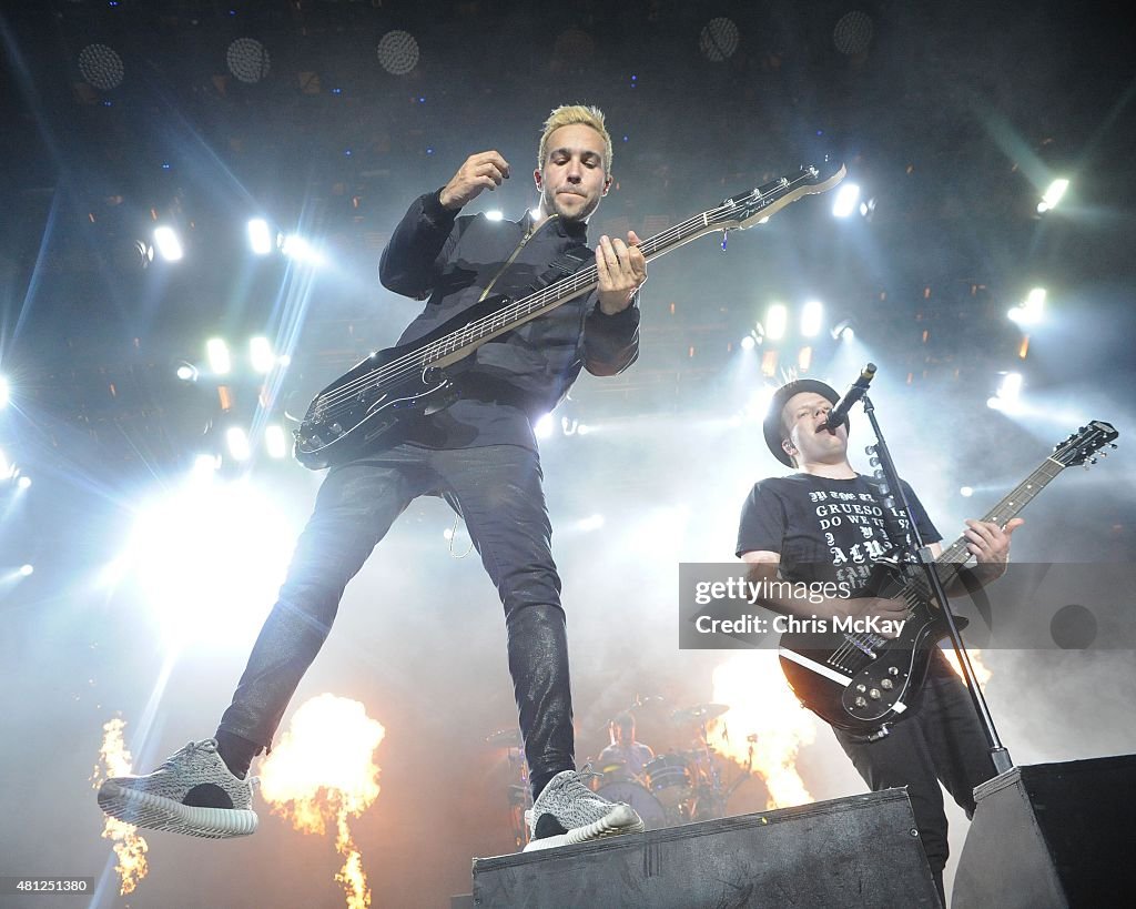 Fall Out Boy And Wiz Khalifa In Concert - Atlanta, GA