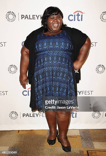 Actress Gabourey Sidibe attends the "American Horror Story: Coven" event at the 2014 PaleyFest at Dolby Theatre on March 28, 2014 in Hollywood,...
