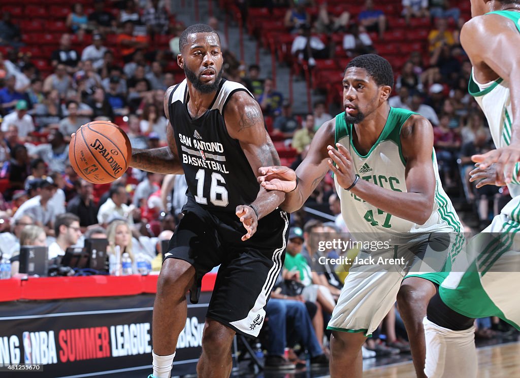 San Antonio Spurs v Boston Celtics