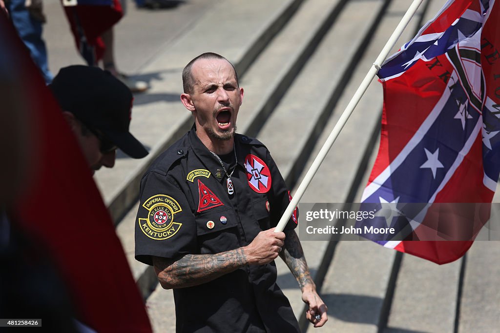 Ku Klux Klan Holds Rally Outside South Carolina Statehouse