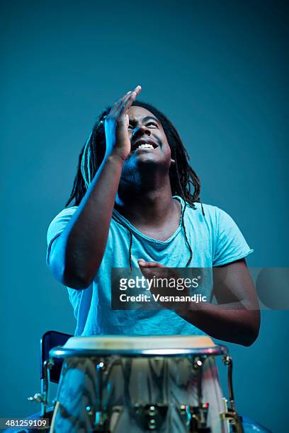 drummer - locs hairstyle stock pictures, royalty-free photos & images