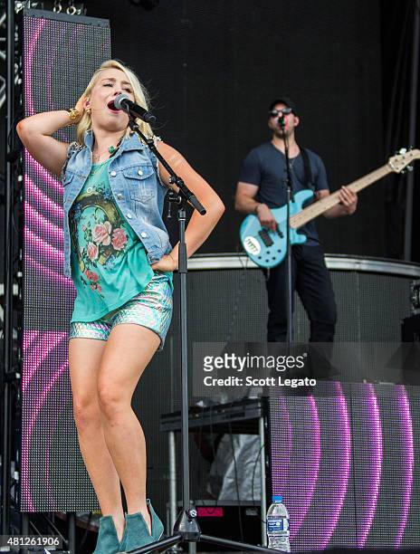 Raylynn performs on day 2 of Faster Horses Festival at Michigan International Speedway on July 18, 2015 in Brooklyn, Michigan.