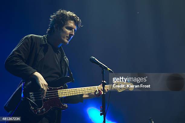 Gwil Sainsbury of Alt-J performs at Longitude Festival on July 18, 2015 in Dublin, Ireland.