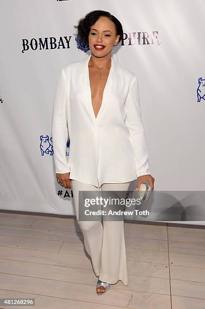 Singer Elle Varner attends as Russell Simmons' Rush Philanthropic Arts Foundation Celebrates 20th Anniversary At Annual Art For Life Benefit at...