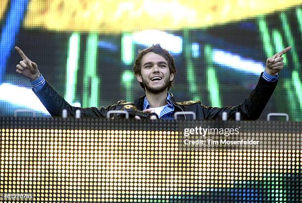 Zedd performs during the Ultra Music Festival at Bayfront Park Amphitheater on March 28, 2014 in Miami, Florida.