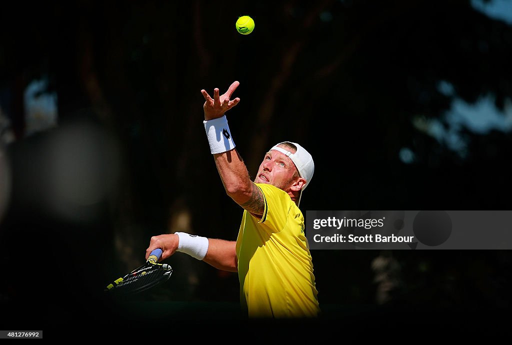 Australia v Kazakhstan - Davis Cup: Day 3