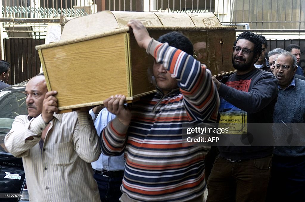 EGYPT-POLITICS-UNREST-FUNERAL