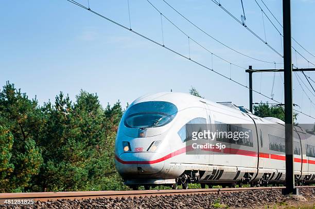 high speed train - sjoerd van der wal or sjo stock pictures, royalty-free photos & images