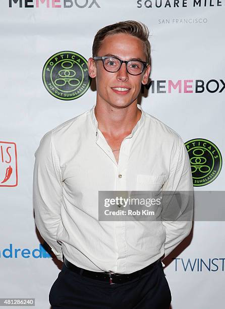 Edmund Donovan attends the New York premiere event for "Twinsters" hosted by The Kindred Foundation on July 18, 2015 in New York City.