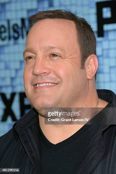 Kevin James attends the "Pixels" New York Premiere at Regal E-Walk on July 18, 2015 in New York City.