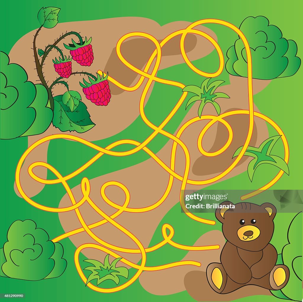 Laberint Cartoon Cartoon Illustration Of Education Maze Or Labyrinth Game High-Res ...