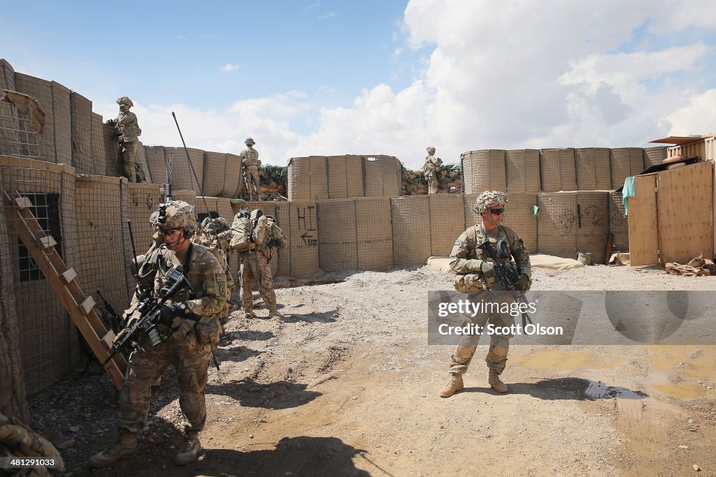 US Troops Patrol Village In Afghanistan's Logar Province