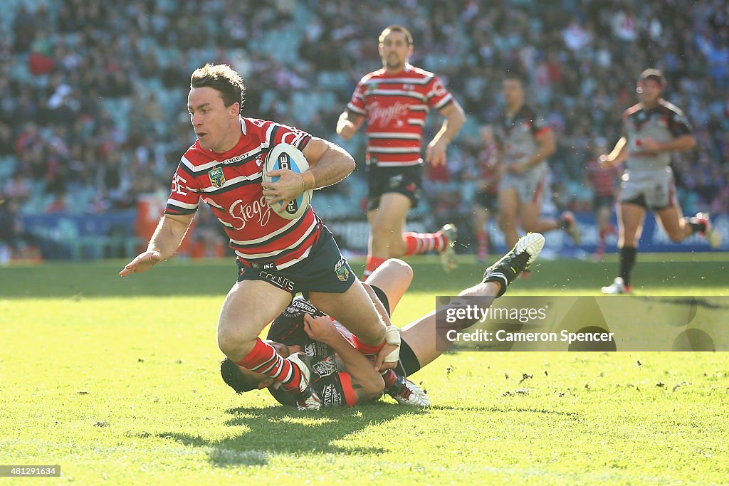 NRL Rd 19 - Roosters v Warriors