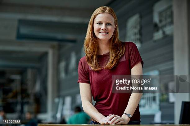 portrait of young female architect - casual clothing stock pictures, royalty-free photos & images