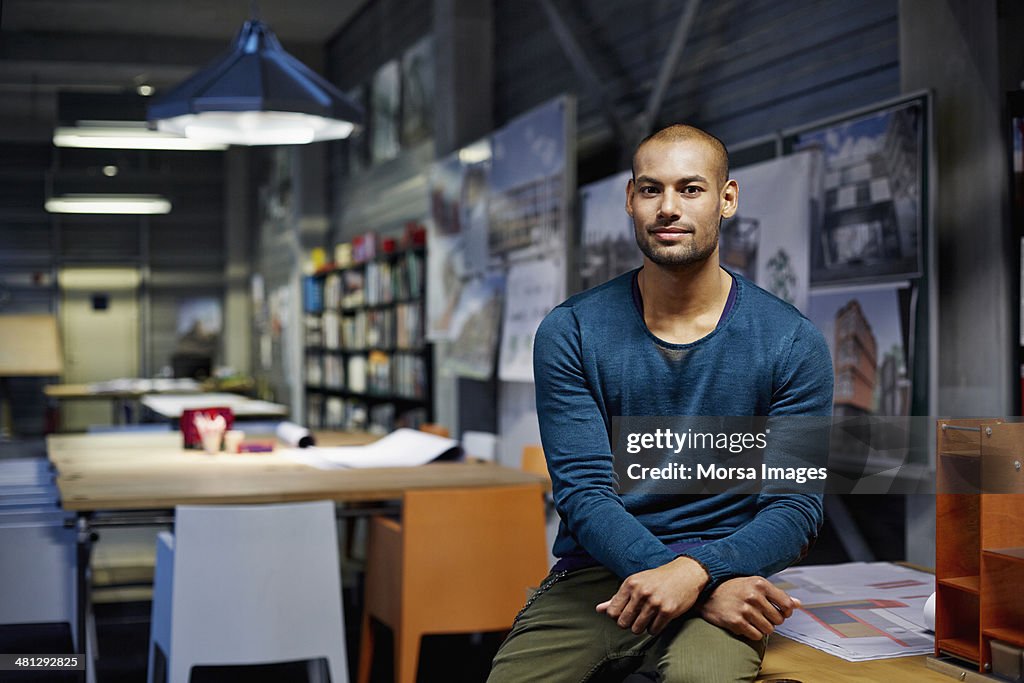 Portrait of architect