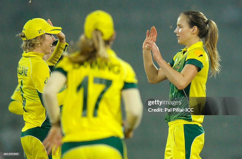 Australia Women v Pakistan Women - ICC Womens World Twenty20 Bangladesh 2014