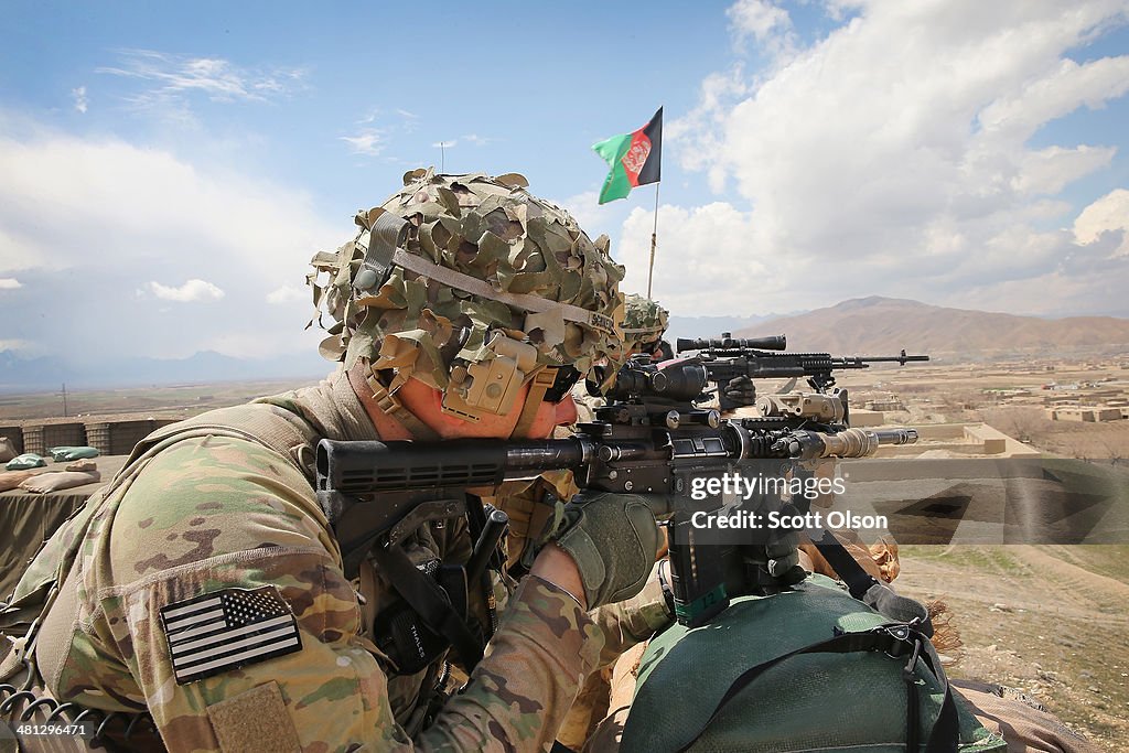 US Troops Patrol Village In Afghanistan's Logar Province