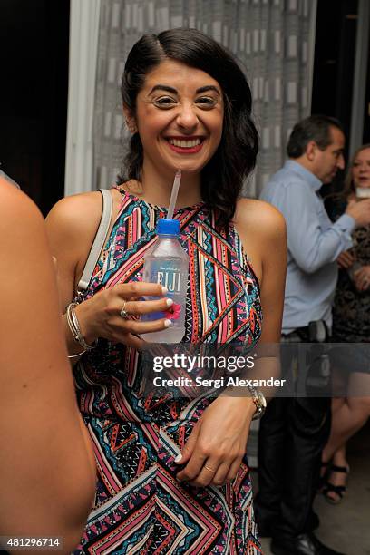 Guest attends the Maxim Magazine Worldwide Swimwear Collection launch at SLS South Beach on July 18, 2015 in Miami, Florida.