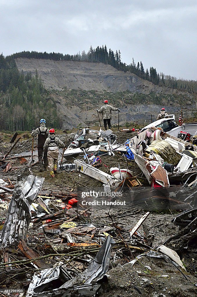 Death Toll Continues To Mount After Massive Washington Mudslide