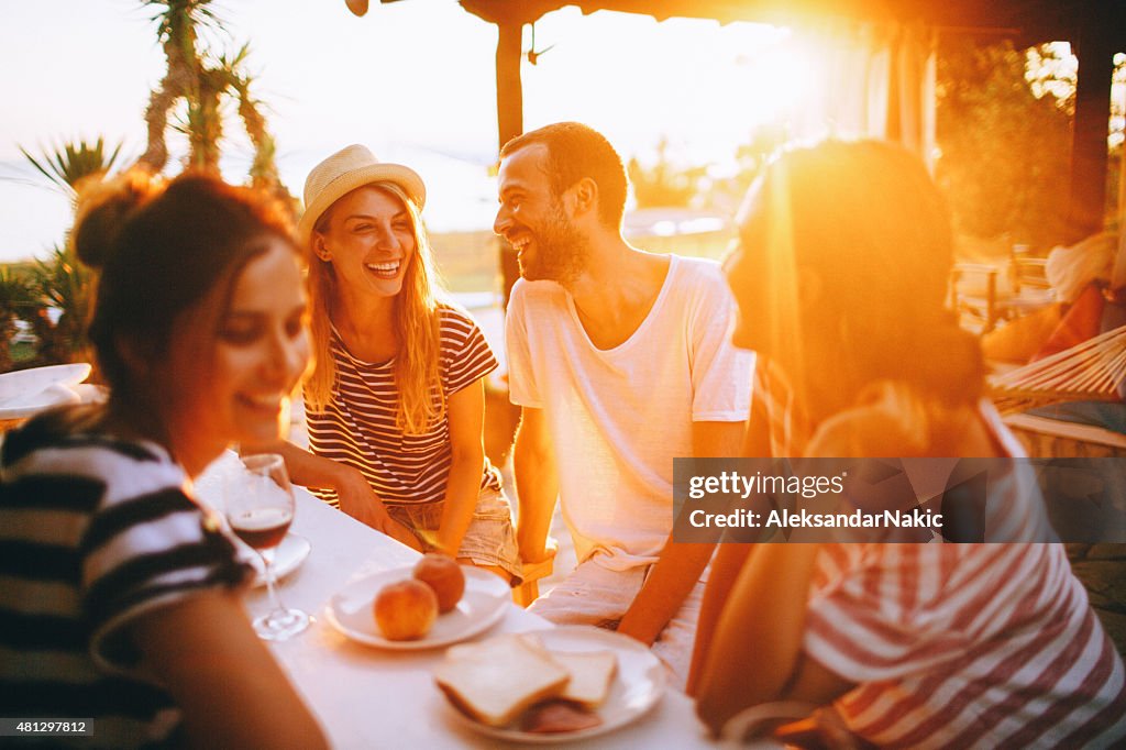 Cena sul mare