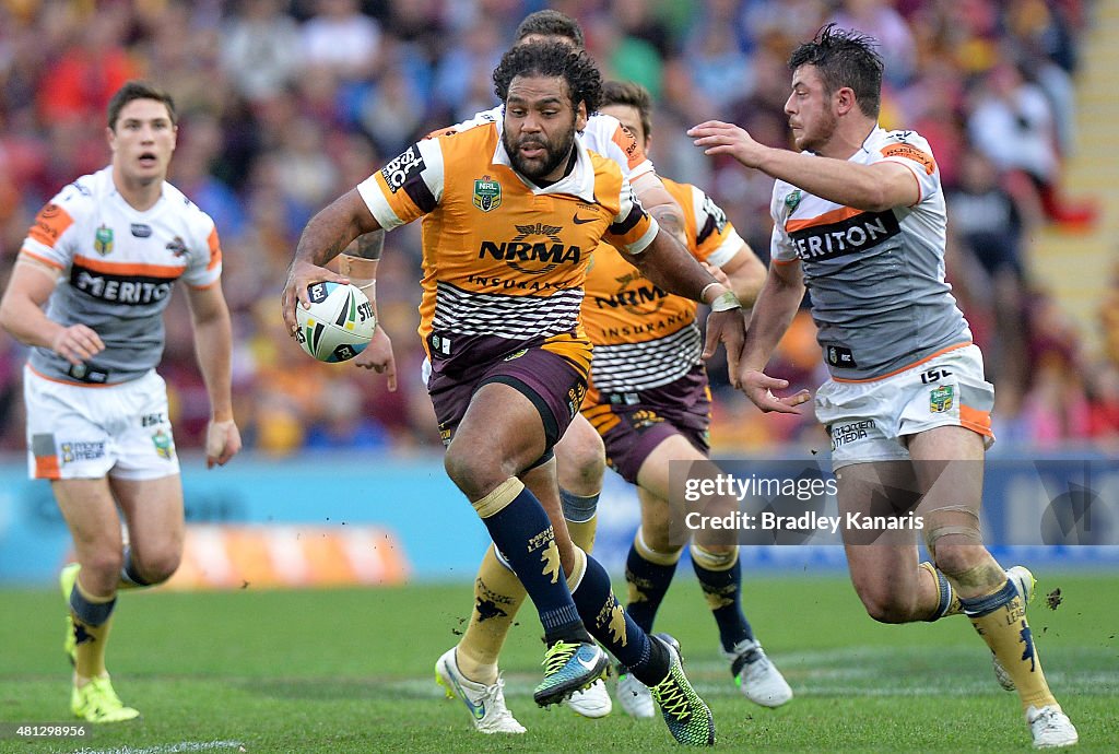 NRL Rd 19 - Broncos v Tigers