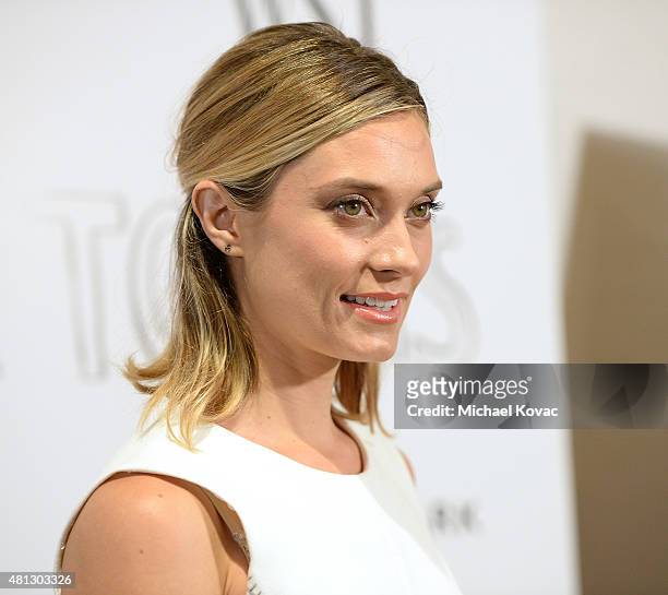 Actress Spencer Grammer attends WSJ. Magazine And Forevermark Host A Special Los Angeles Screening Of "Paper Towns" at The London West Hollywood on...