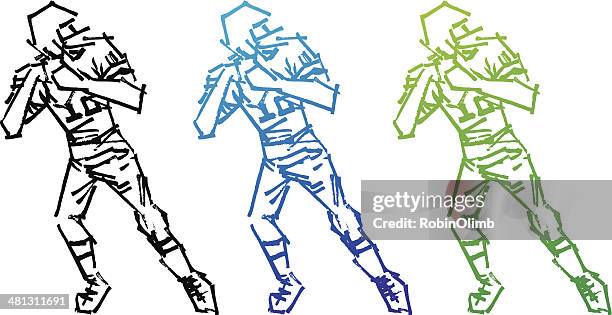 quarterback - quarterback throwing stock illustrations
