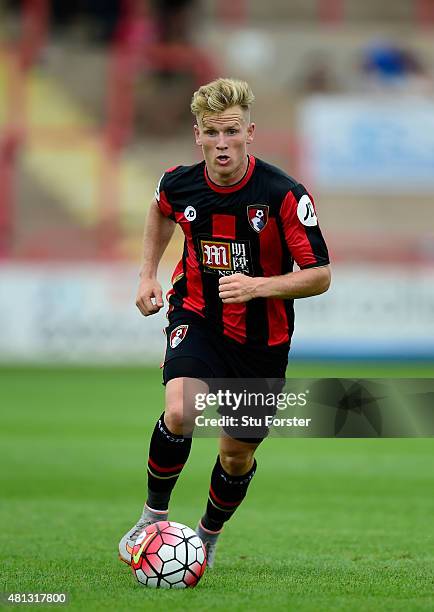 Bournemouth striker Matt Ritchie in action during the Pre season friendly match between Exeter City and AFC Bournemouth at St James Park on July 18,...