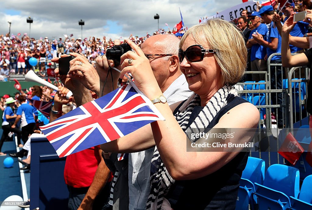 Great Britain v France - Davis Cup: Day Three