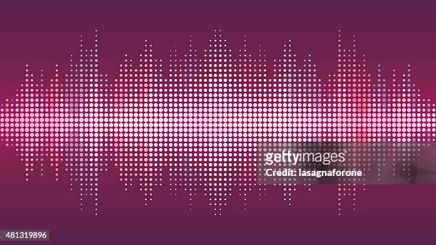 sound wave hintergrund - radiowelle stock-grafiken, -clipart, -cartoons und -symbole