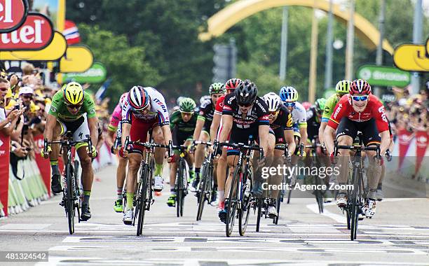 Andre Greipel of Team Lotto Soudal competes during Stage Fifteen of the Tour de France on Sunday 19 July 2015, Valence, France.