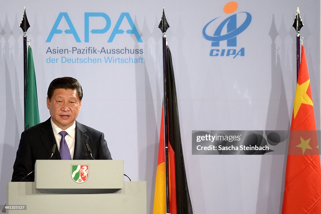 Chinese President Xi Jinping Visits North Rhine-Westphalia