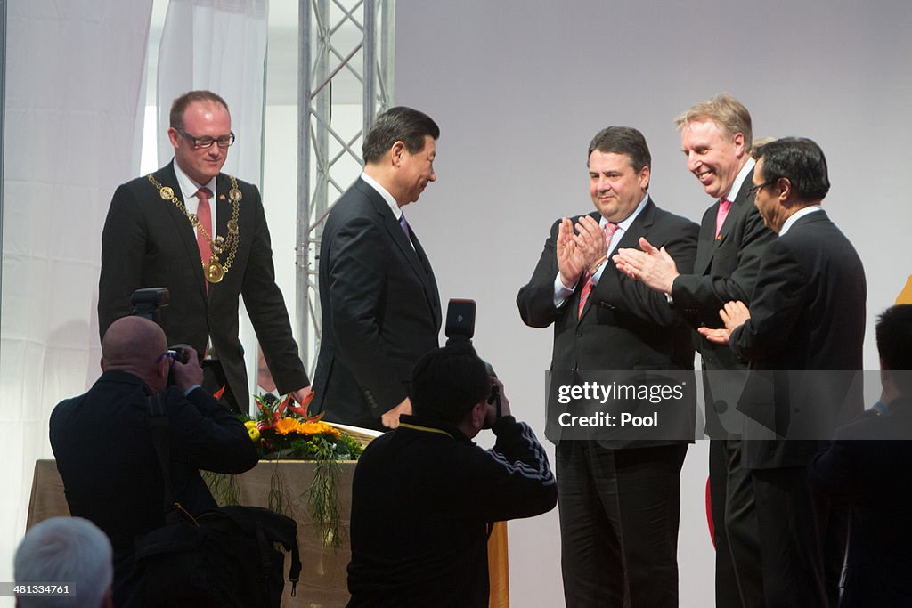 Chinese President Xi Jinping Visits Duisburg