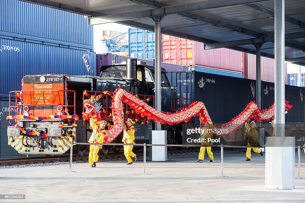 Chinese President Xi Jinping Visits Duisburg