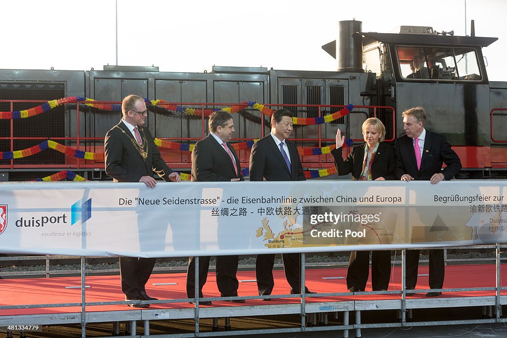 Chinese President Xi Jinping Visits Duisburg