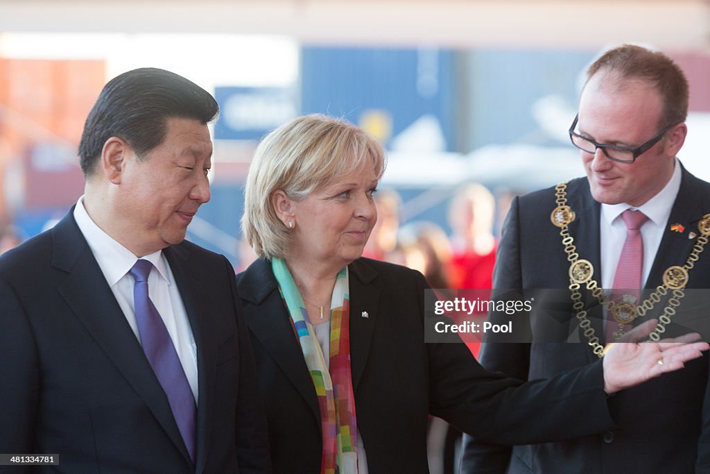 Chinese President Xi Jinping Visits Duisburg