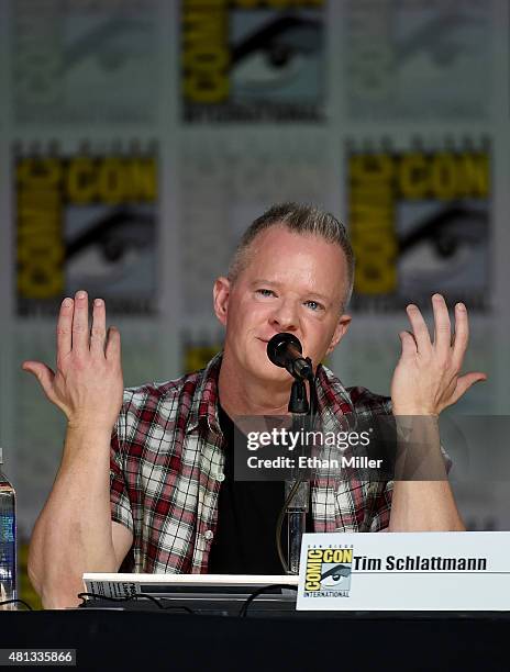 Producer Tim Schlattmann attends CBS TV Studios' panel for "Under the Dome" during Comic-Con International 2015 at the San Diego Convention Center on...