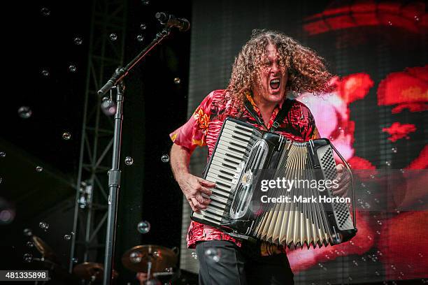 "Weird Al" Yankovic performs on Day 11 of the RBC Royal Bank Bluesfest on July 19, 2015 in Ottawa, Canada.