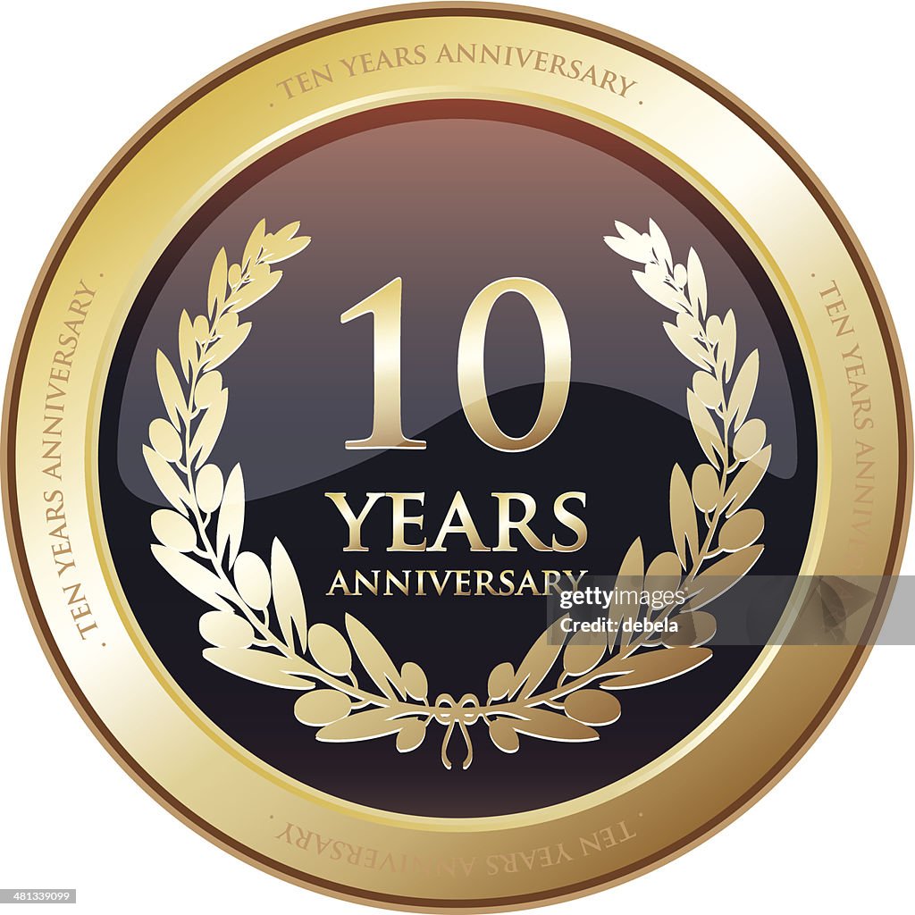 Anniversary Award - Ten Years