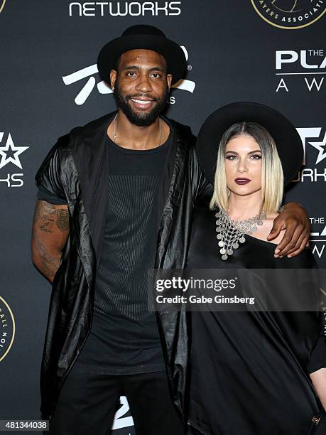 Player Rasual Butler and singer Leah LaBelle attend The Players' Awards presented by BET at the Rio Hotel & Casino on July 19, 2015 in Las Vegas,...